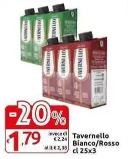 Carrefour Express Tavernello Bianco/Rosso offerta