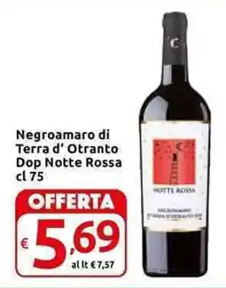 Carrefour Express Negroamaro di Terra d' Otranto Dop Notte Rossa offerta