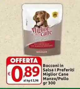 Carrefour Express Bocconi in Salsa I Preferiti Miglior Cane Manzo/Pollo offerta