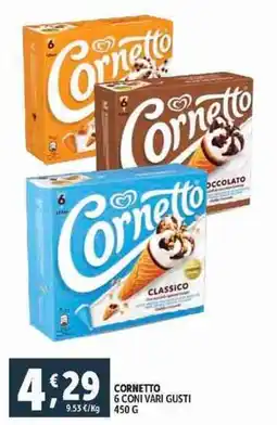 Deco Supermercati Cornetto 6 coni vari gusti offerta