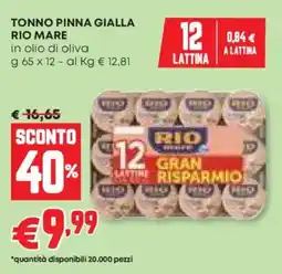 Panorama Tonno pinna gialla RIO MARE offerta