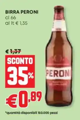 Panorama Birra PERONI offerta
