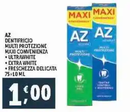 Deco Supermercati AZ dentifricio multi protezione maxi convenienza offerta