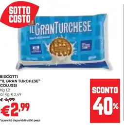 Panorama Biscotti "il gran turchese" COLUSSI offerta