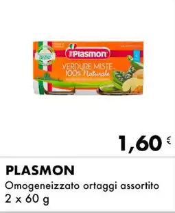 Iper Tosano PLASMON Omogeneizzato ortaggi assortito offerta