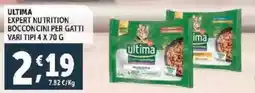 Deco Supermercati Ultima expert nutrition bocconcini per gatti vari tipi offerta