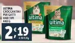 Deco Supermercati Ultima croccantini per gatti vari tipi offerta