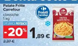 Carrefour Patate Fritte Carrefour offerta