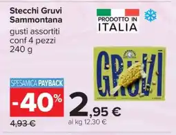 Carrefour Stecchi Gruvi Sammontana offerta