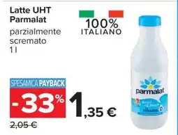 Carrefour LATTE UHT PARMALAT offerta