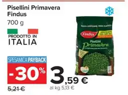 Carrefour Pisellini Primavera Findus offerta