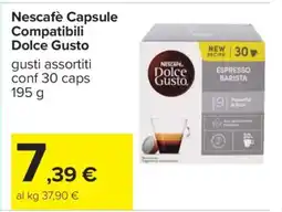 Carrefour Nescafè Capsule Compatibili Dolce Gusto offerta