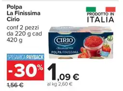 Carrefour Polpa La Finissima Cirio offerta