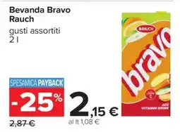 Carrefour Bevanda Bravo Rauch offerta