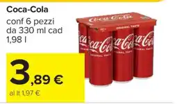 Carrefour Coca Cola offerta