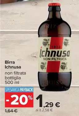 Carrefour BIRRA ICHNUSA offerta