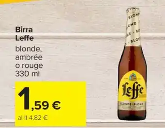 Carrefour Birra Leffe offerta