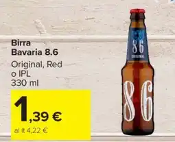 Carrefour Birra Bavaria 8.6 offerta