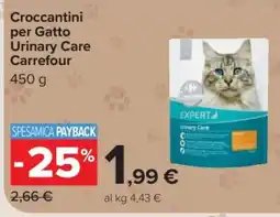 Carrefour Croccantini per Gatto Urinary Care Carrefour offerta