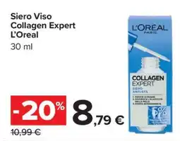 Carrefour Siero Viso Collagen Expert L’Oreal offerta