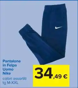 Carrefour Pantalone in Felpa Uomo Nike offerta
