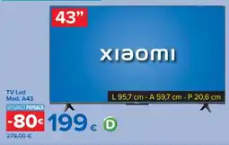 Carrefour TV Led Mod. A43 offerta