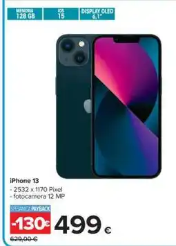 Carrefour iPhone 13 offerta