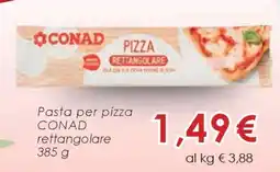 Conad Pasta per pizza CONAD rettangolare offerta