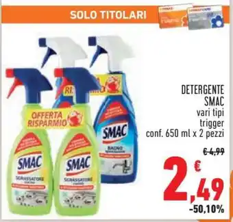 Conad DETERGENTE SMAC offerta