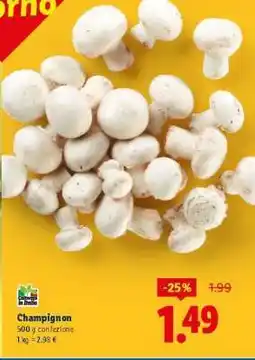 Lidl Champignon offerta