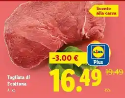 Lidl Tagliata Di Scottona offerta