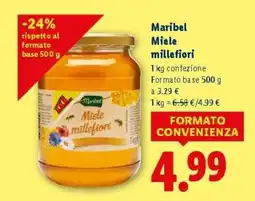 Lidl Maribel Miele millefiori offerta