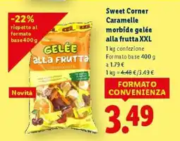 Lidl Sweet Corner Caramelle morbide gelée alla frutta XXL offerta