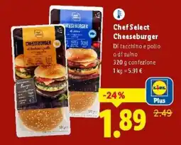 Lidl Chef Select Cheeseburger offerta
