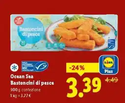 Lidl Ocean Sea Bastoncini di pesce offerta