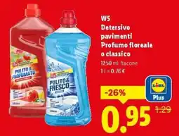 Lidl W5 Detersivo pavimenti offerta