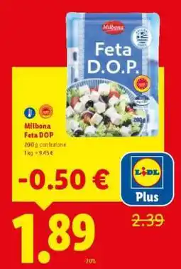 Lidl Milbona Feta DOP offerta