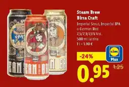 Lidl Steam Brew Birra Craft offerta