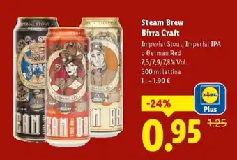 Lidl Steam Brew Birra Craft offerta