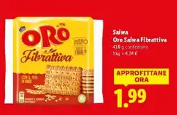 Lidl Saiwa Oro Saiwa Fibrattiva offerta