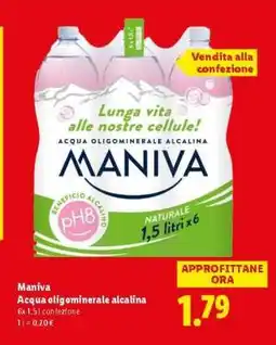 Lidl Maniva offerta
