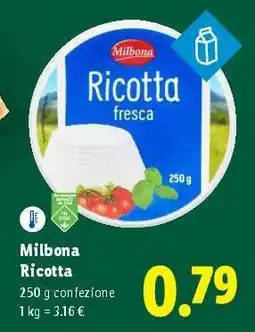 Lidl Milbona Ricotta offerta