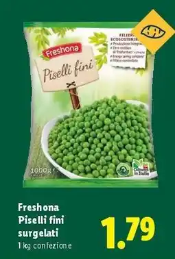 Lidl Freshona Piselli fini surgelati offerta