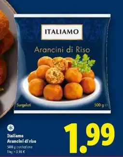 Lidl Italiamo Arancini di Riso offerta
