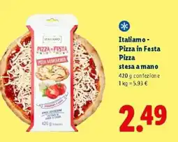 Lidl Italiamo - Pizza in Festa Pizza stesa a mano offerta
