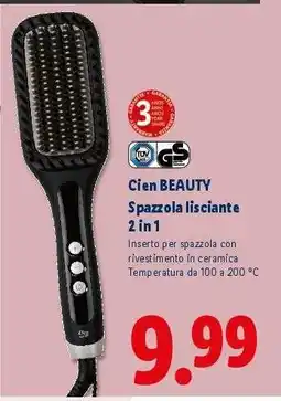Lidl Cien BEAUTY Spazzola lisciante 2 in 1 offerta