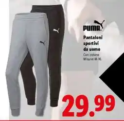 Lidl Puma Pantaloni sportivi da uomo offerta
