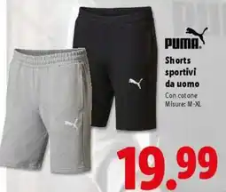 Lidl PUMA Shorts sportivi da uomo offerta