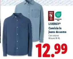 Lidl LIVERGY Camicia in jeans da uomo offerta