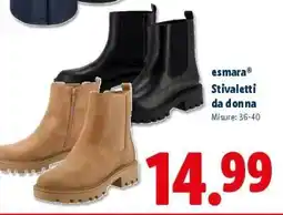 Lidl esmara Stivaletti da donna offerta